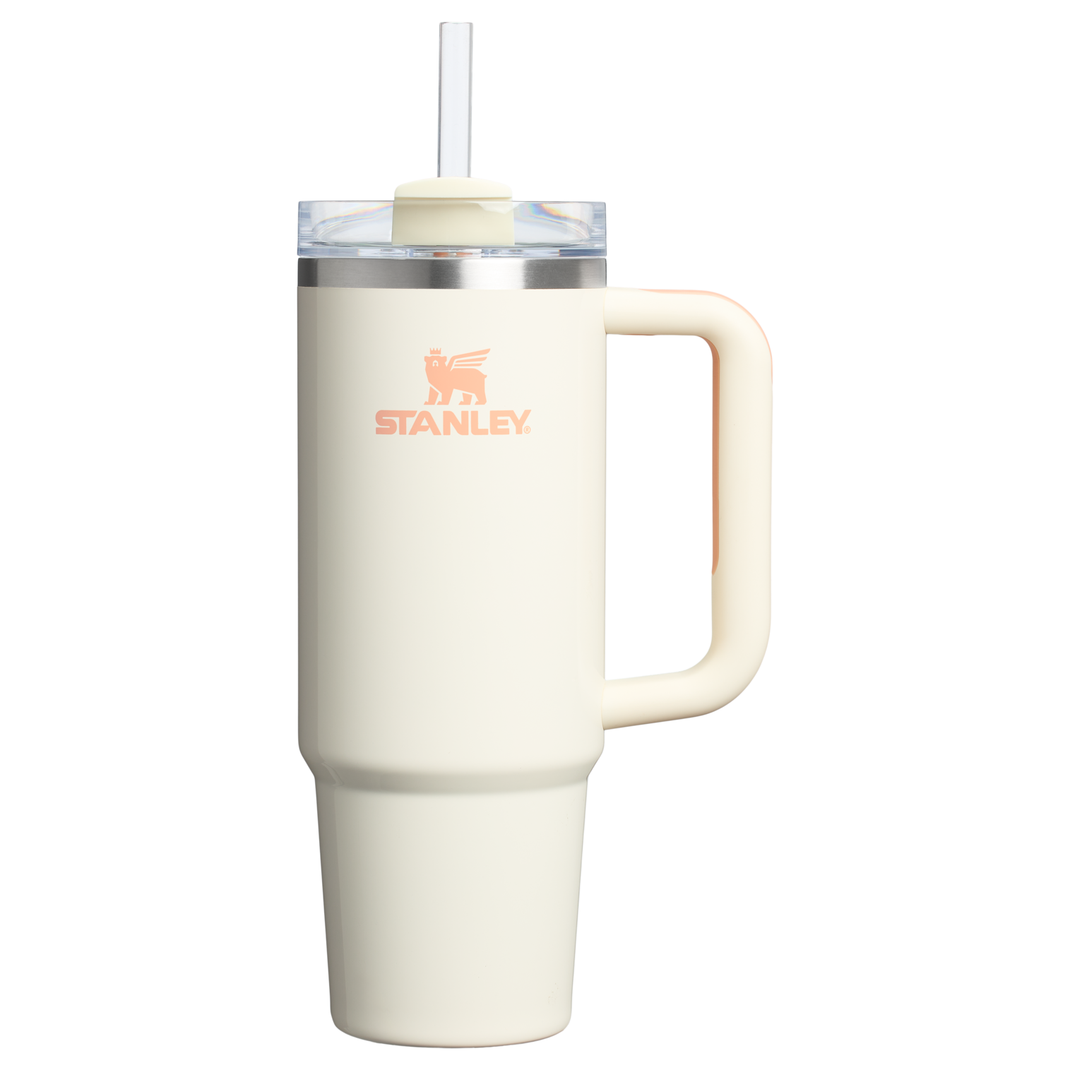 Stanley 1913 The Quencher H2.0 Flowstate™ Tumbler 30 OZ Oasis Collection in Cream Apricot Gloss