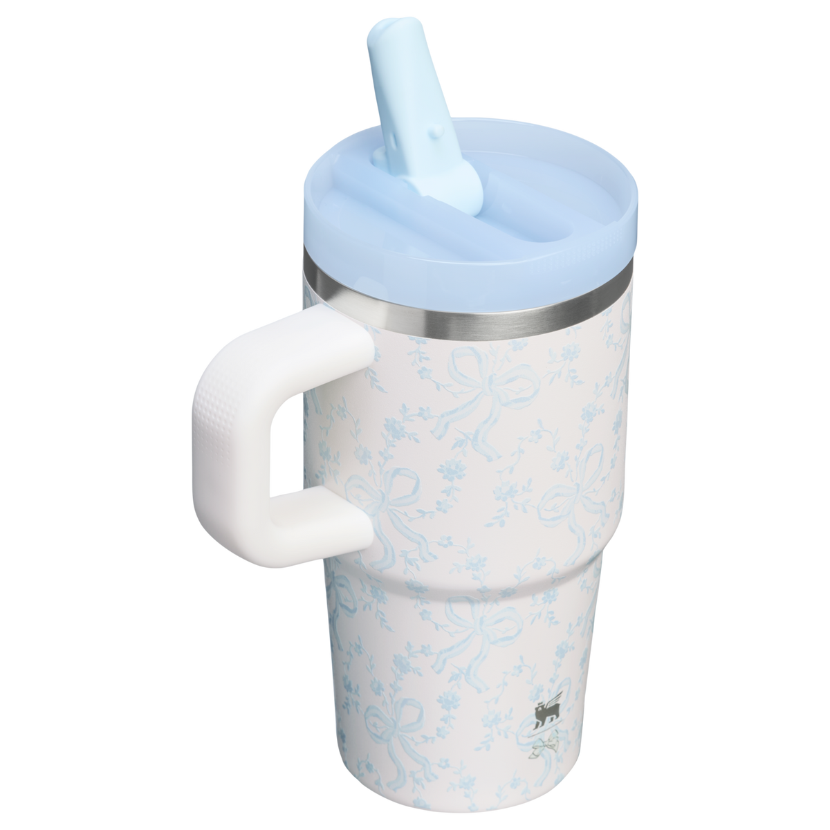 Stanley 1913 Stanley 1913 x LoveShackFancy Holiday Quencher® ProTour Flip Straw Tumbler 20 OZ 0.59 L in Coquette Bow Winter Ice | View 2
