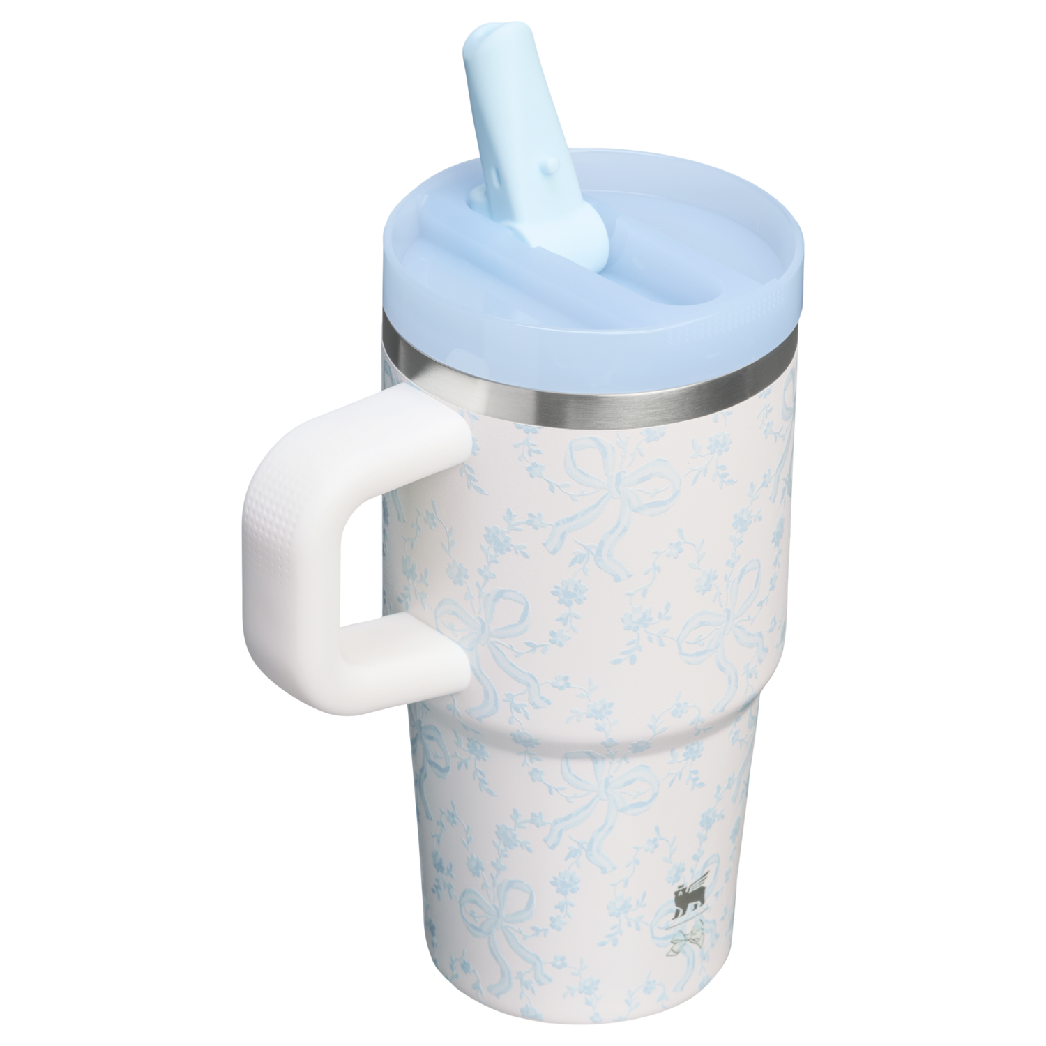 Stanley 1913 Stanley 1913 x LoveShackFancy Holiday Quencher® ProTour Flip Straw Tumbler 20 OZ 0.59 L in Coquette Bow Winter Ice | View 2