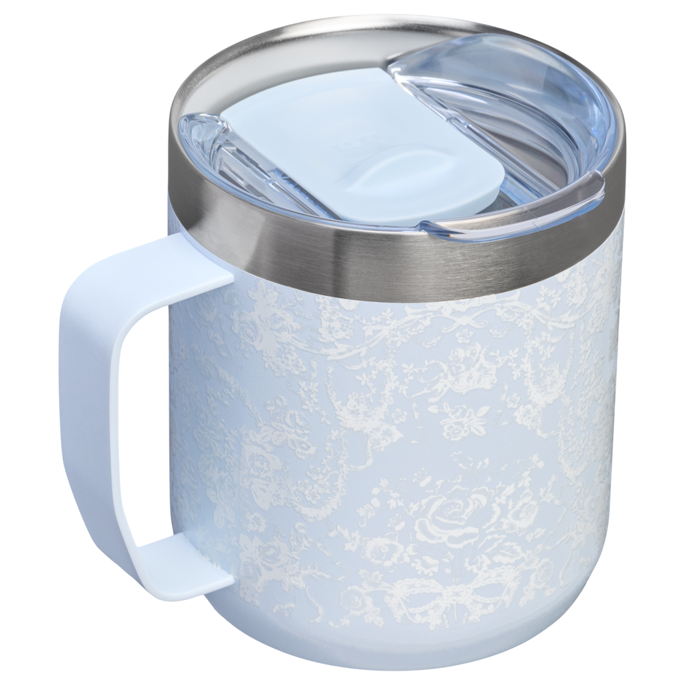 Stanley 1913 Stanley 1913 x LoveShackFancy Holiday Everyday Camp Mug Set 12 OZ 0.35 L in Toscana Toile Alpine Blue | View 3