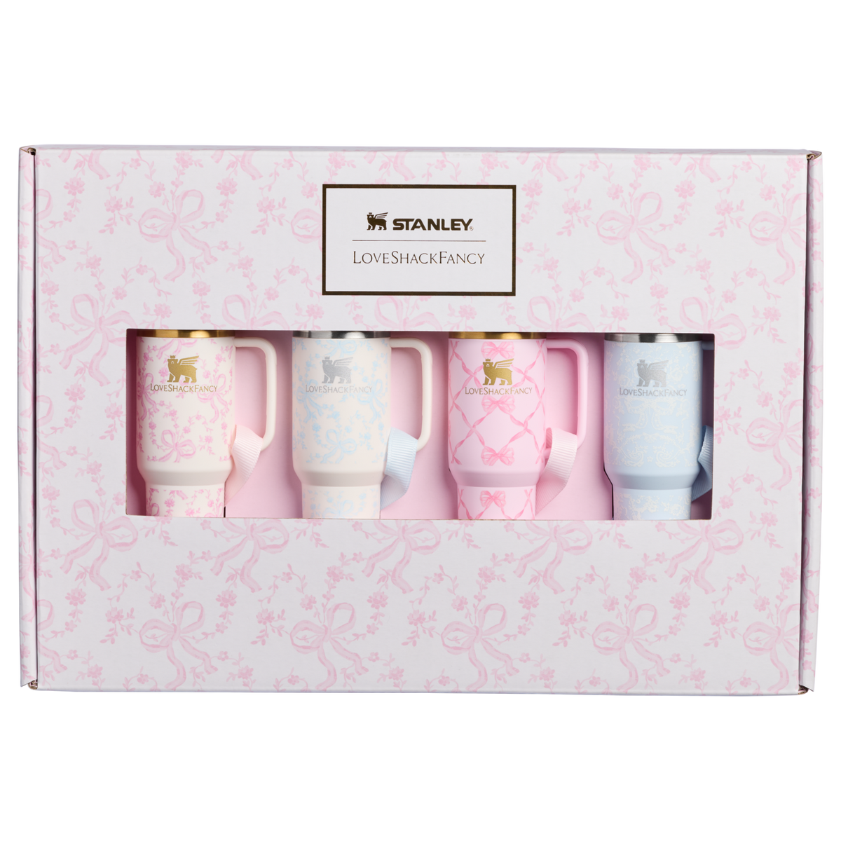 Stanley 1913 Stanley 1913 x LoveShackFancy Holiday Quencher® ProTour Ornament Set in Multi Color Pk | View 1