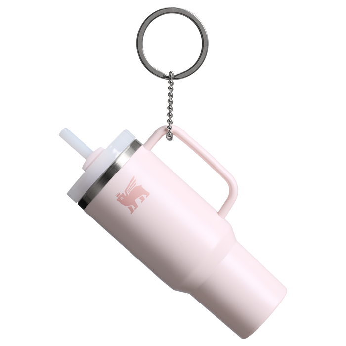 Stanley 1913 The Quencher H2.0 Tumbler Ornament Keychain in Rose Quartz