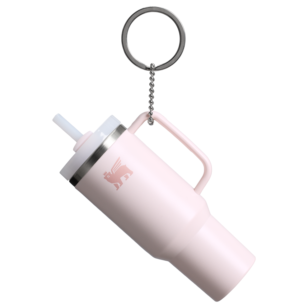 Stanley 1913 The Quencher H2.0 Tumbler Ornament Keychain in Rose Quartz