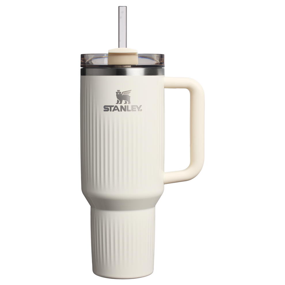 Stanley 1913 The Quencher® H2.0 Fluted Tumbler 40 OZ 1.18 L in Cream Gloss