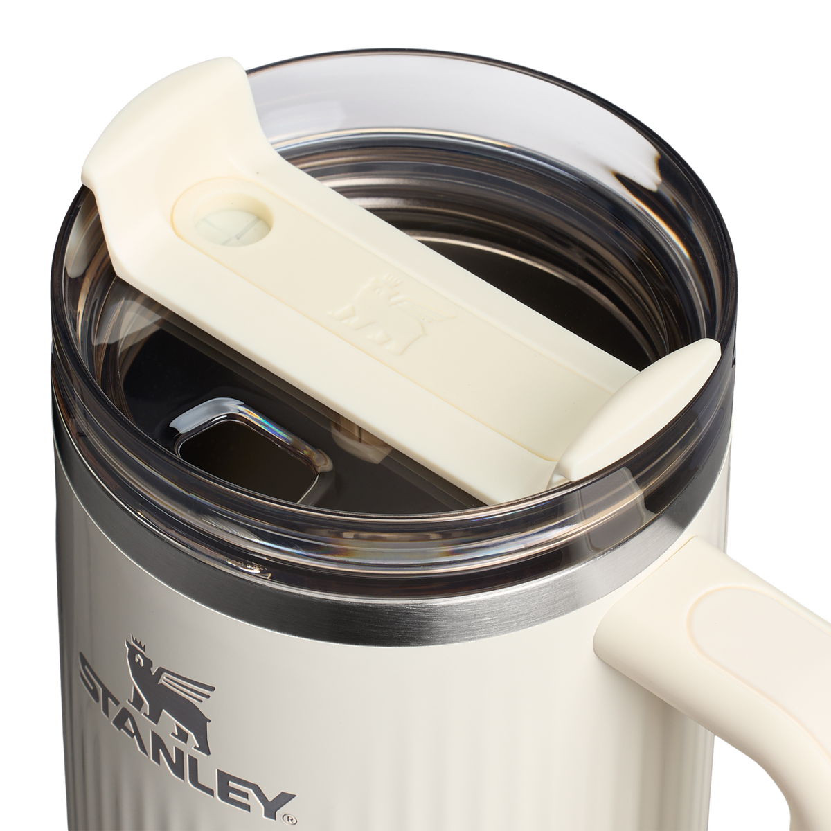 Stanley 1913 The Quencher® H2.0 Fluted Tumbler 40 OZ 1.18 L in Cream Gloss