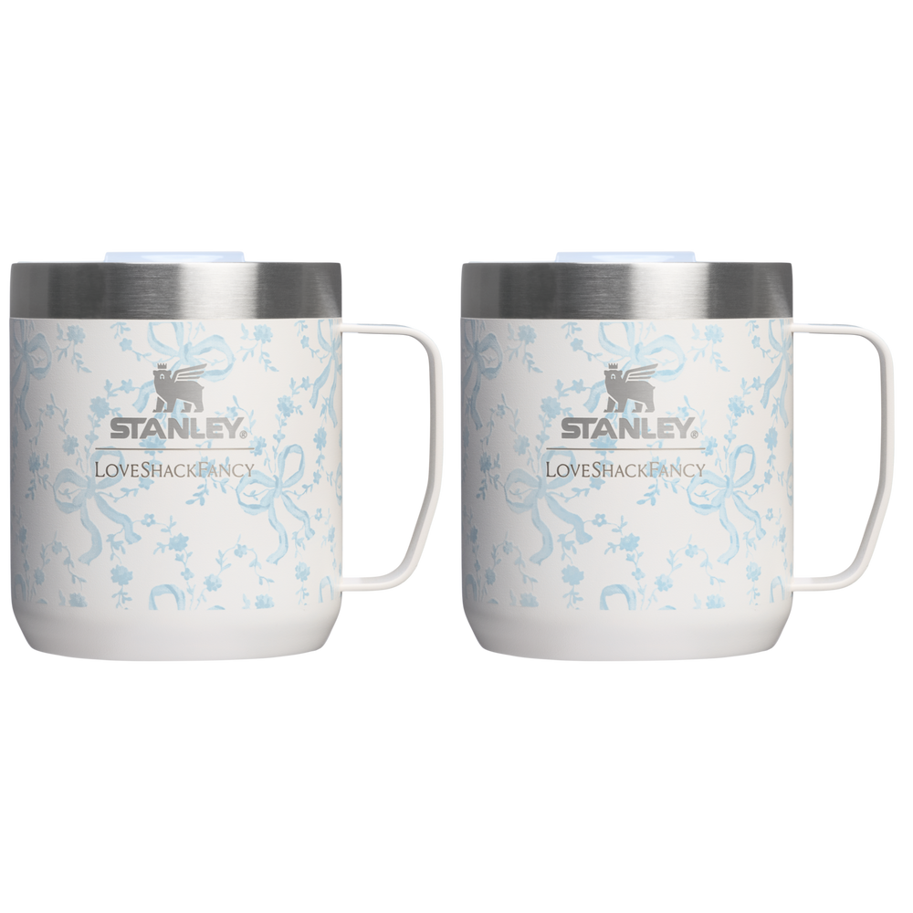 Stanley 1913 Stanley 1913 x LoveShackFancy Holiday The Everyday Cocoa Set in Coquette Bow Winter Ice | View 5