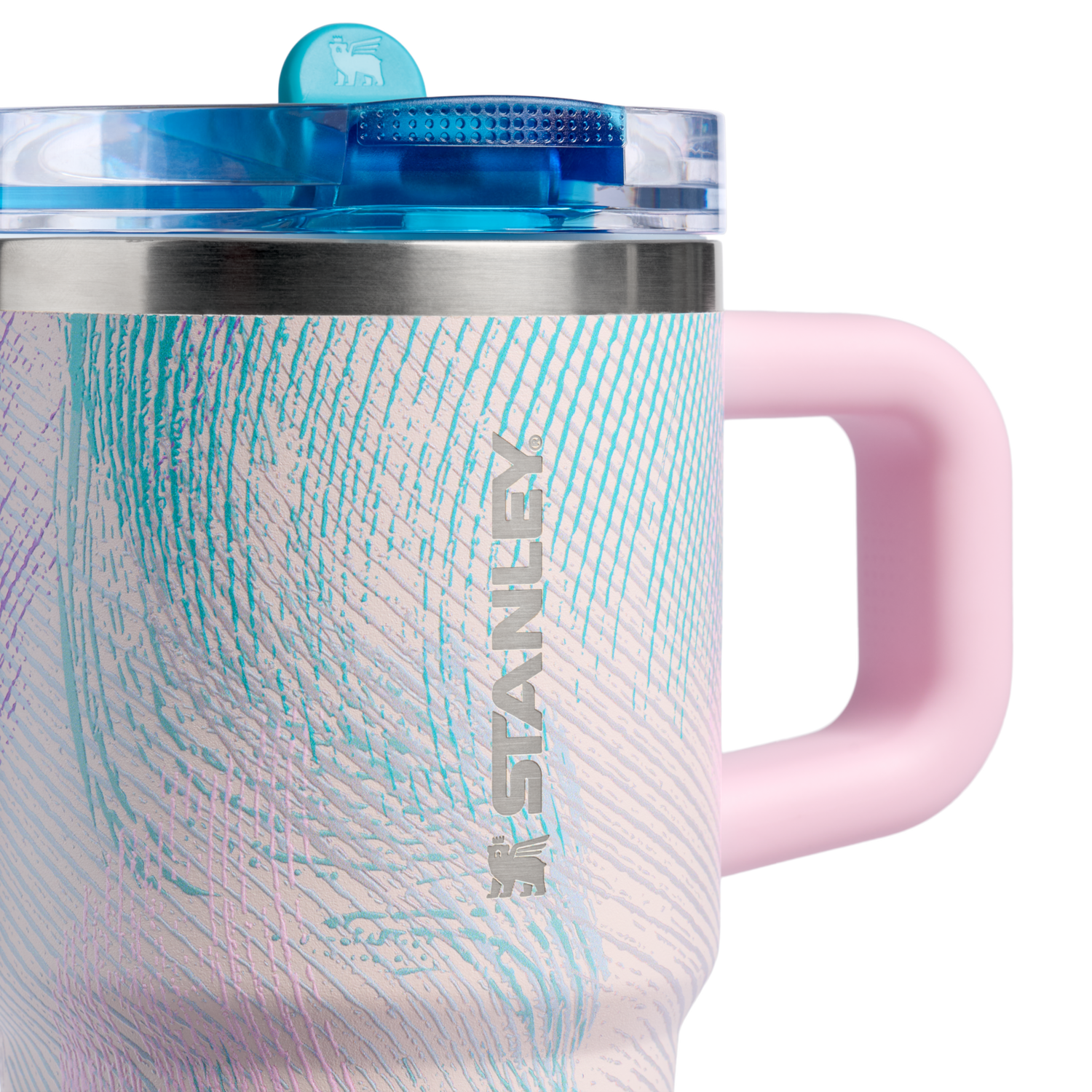 Stanley 1913 The Quencher ProTour Flip Straw Tumbler 20 OZ 0.6 L in Sea Glass Plume | View 3