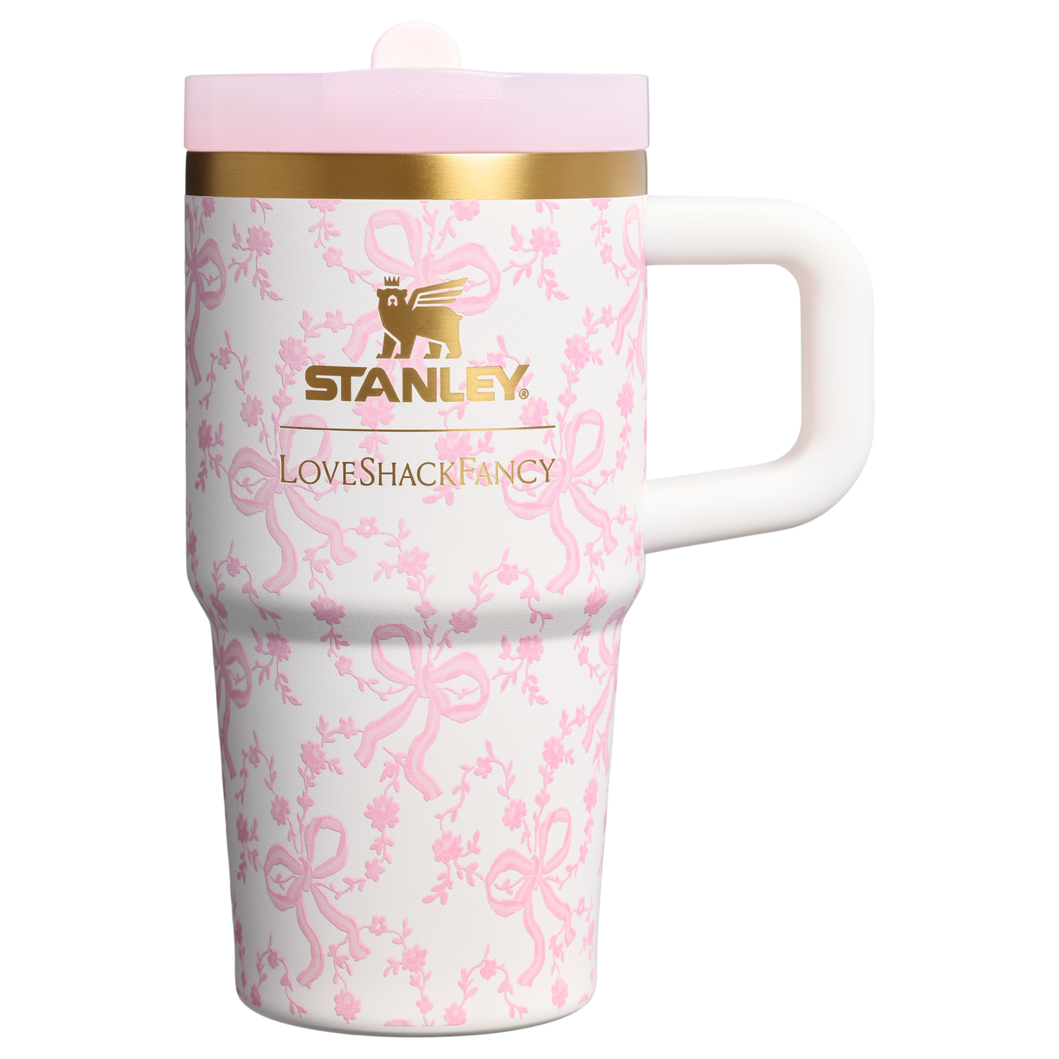 Stanley 1913 Stanley 1913 x LoveShackFancy Holiday The Quencher® Details ProTour Tumbler Set 2-pack in Coquette Bow Chantilly | View 5