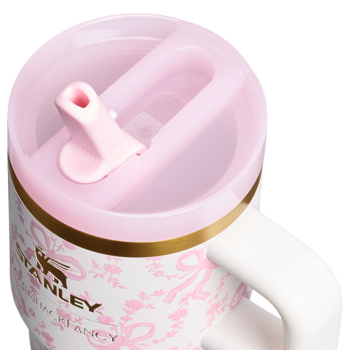 Stanley 1913 Stanley 1913 x LoveShackFancy Holiday The Quencher® Details ProTour Tumbler Set 2-pack in Coquette Bow Chantilly | View 7