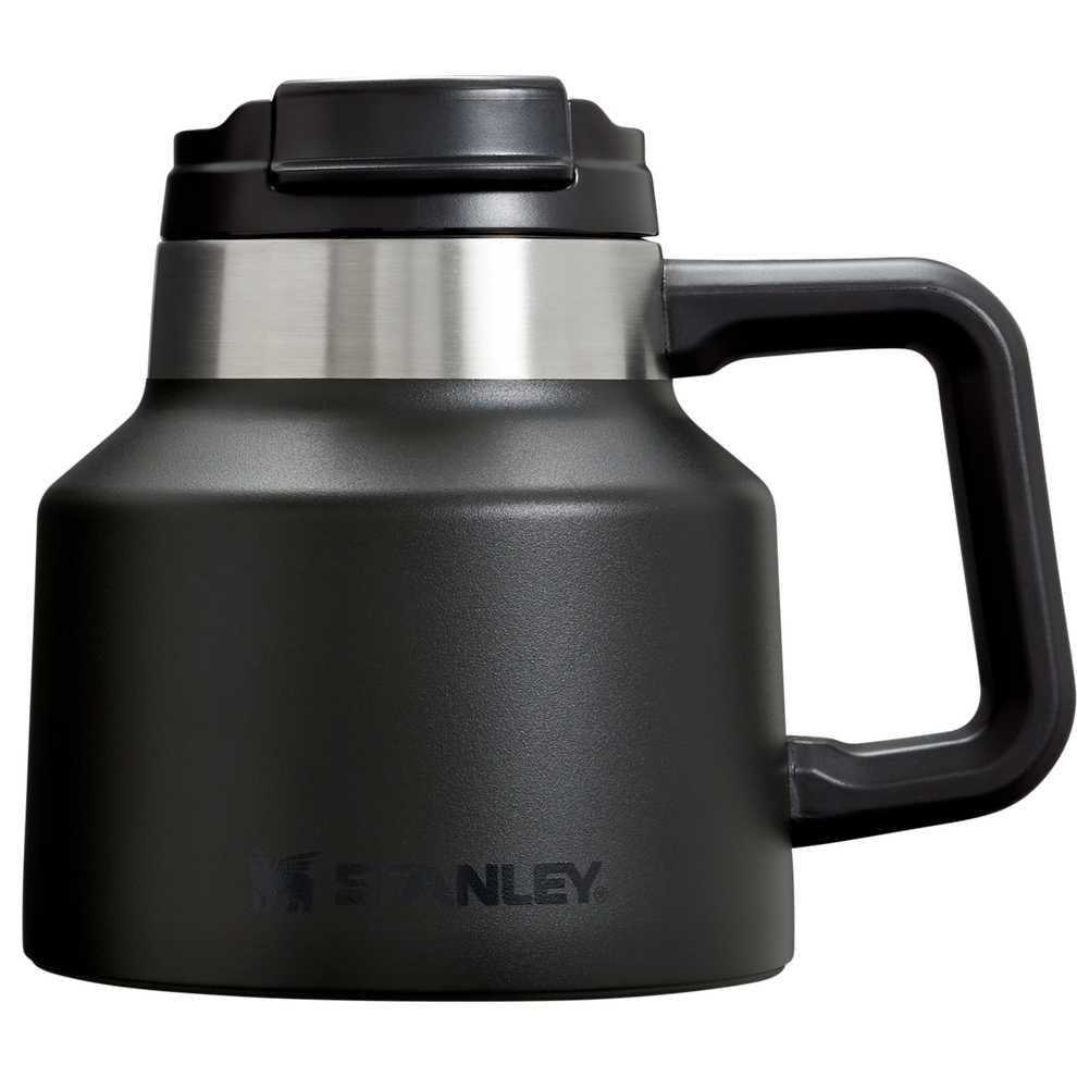 Stanley 1913 Adventure Tough-To-Tip Admiral's Mug 20 OZ in Black 2.0