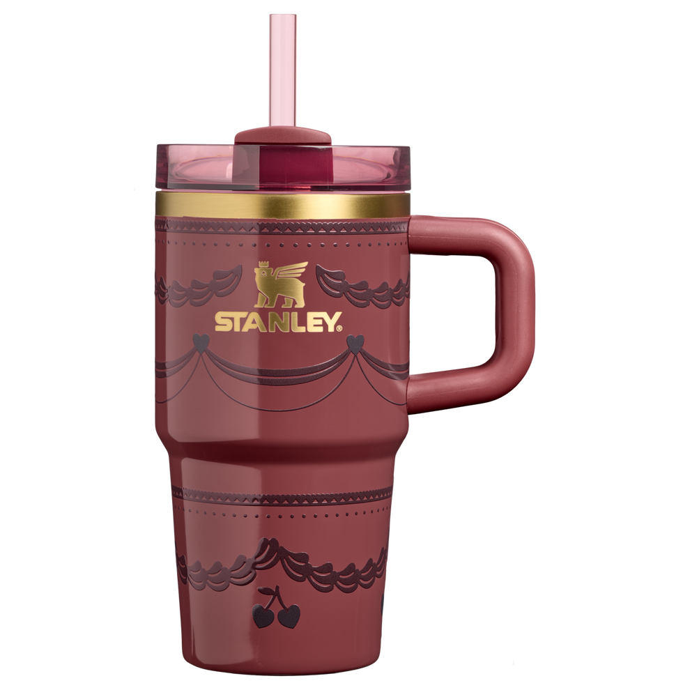 Stanley 1913 The Valentine’s Day Quencher H2.0  FlowState™ Tumbler | 20 OZ 0.59 L in Red Velvet Cake