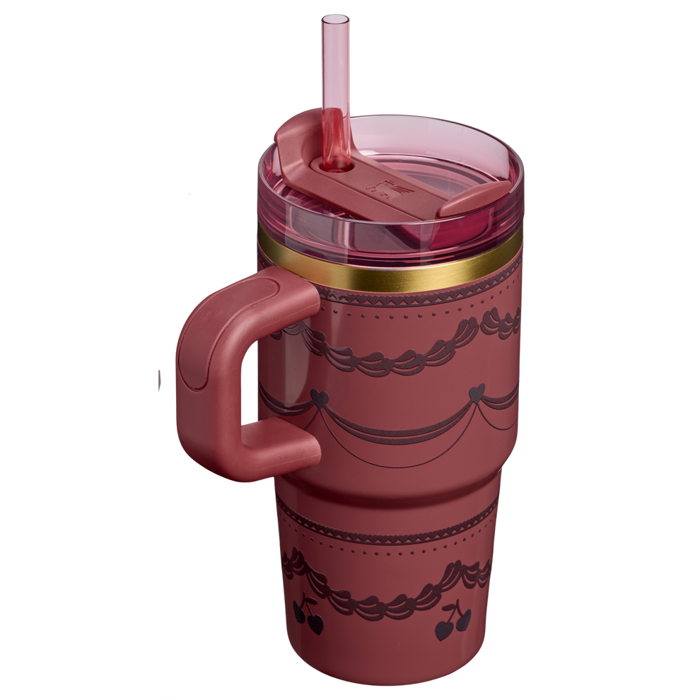 Stanley 1913 The Valentine’s Day Quencher H2.0  FlowState™ Tumbler | 20 OZ 0.59 L in Red Velvet Cake