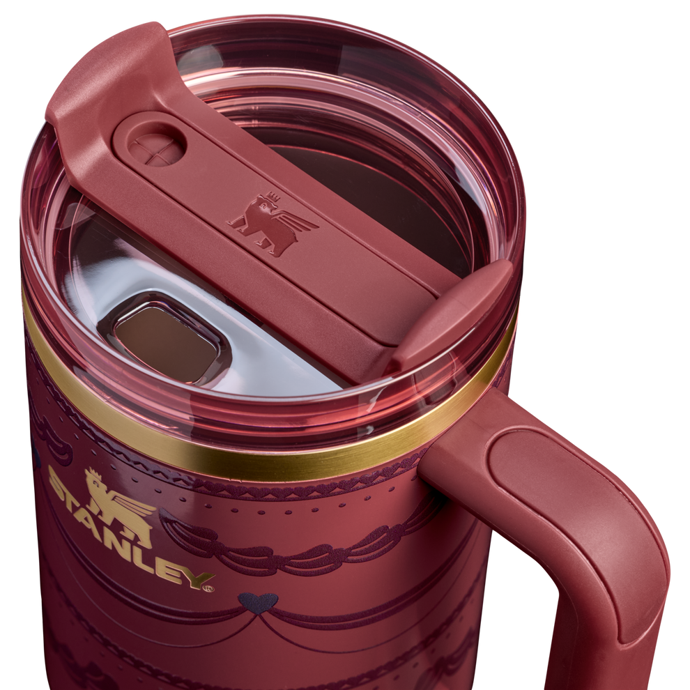 Stanley 1913 The Valentine’s Day Quencher H2.0 Flowstate™ Tumbler 40 OZ 1.18 L in Red Velvet Cake