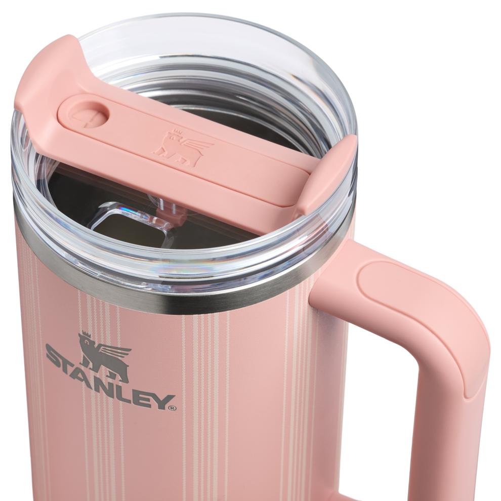 Stanley 1913 The Quencher H2.0 Flowstate™ Tumbler 40 OZ in Peach Rose Picnic Stripe