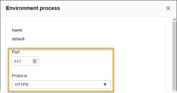 Ejemplo de configuración del equilibrador de carga de aplicaciones: configuración del proceso predeterminado en HTTPS