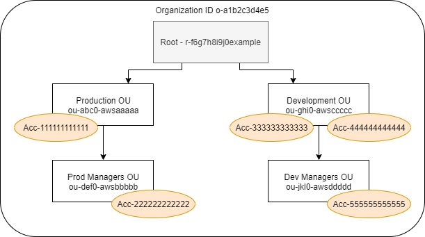 Structure du parcours de l'organisation.