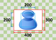 Objet 3D bleu ressemblant à un pion d'échecs avec des dimensions étiquetées autour de lui.
