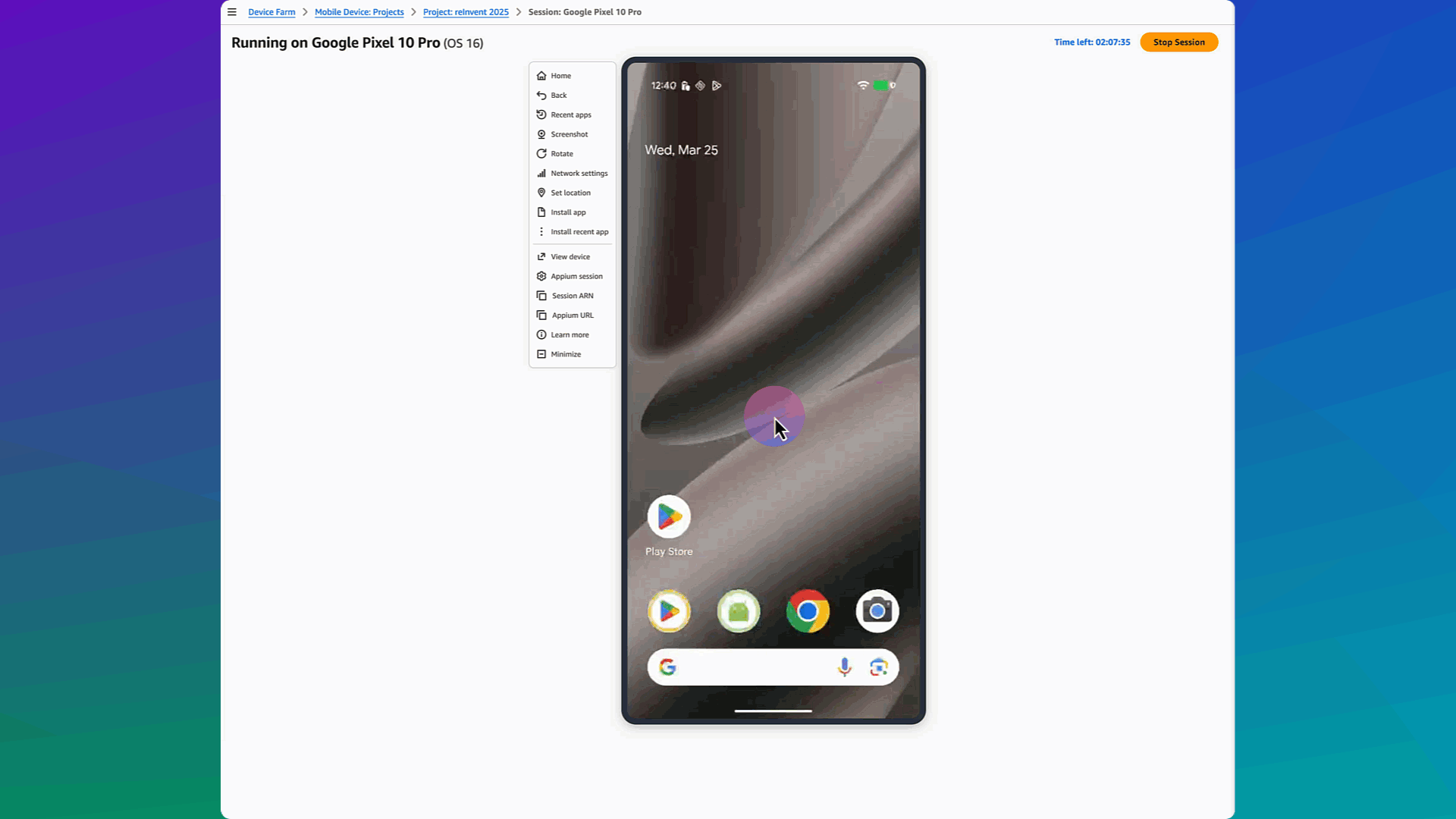 Minimalkan menu tindakan