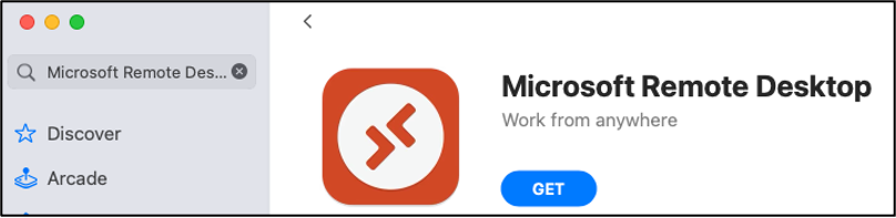Microsoft 원격 데스크톱 애플리케이션입니다.