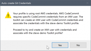 创建使用 AWS CodeCommit 凭证的 IAM 用户