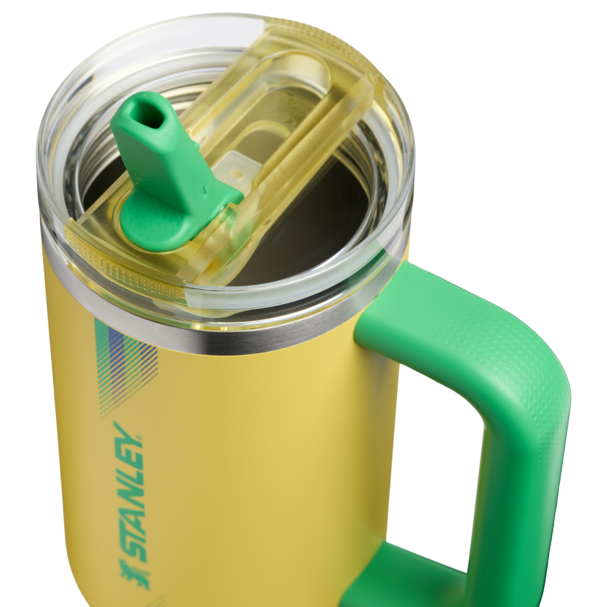 Stanley 1913 Country Collection クエンチャー プロツアー フリップストロー 真空断熱タンブラー 30 oz （約0.89L） in Team Yellow Green | View 4