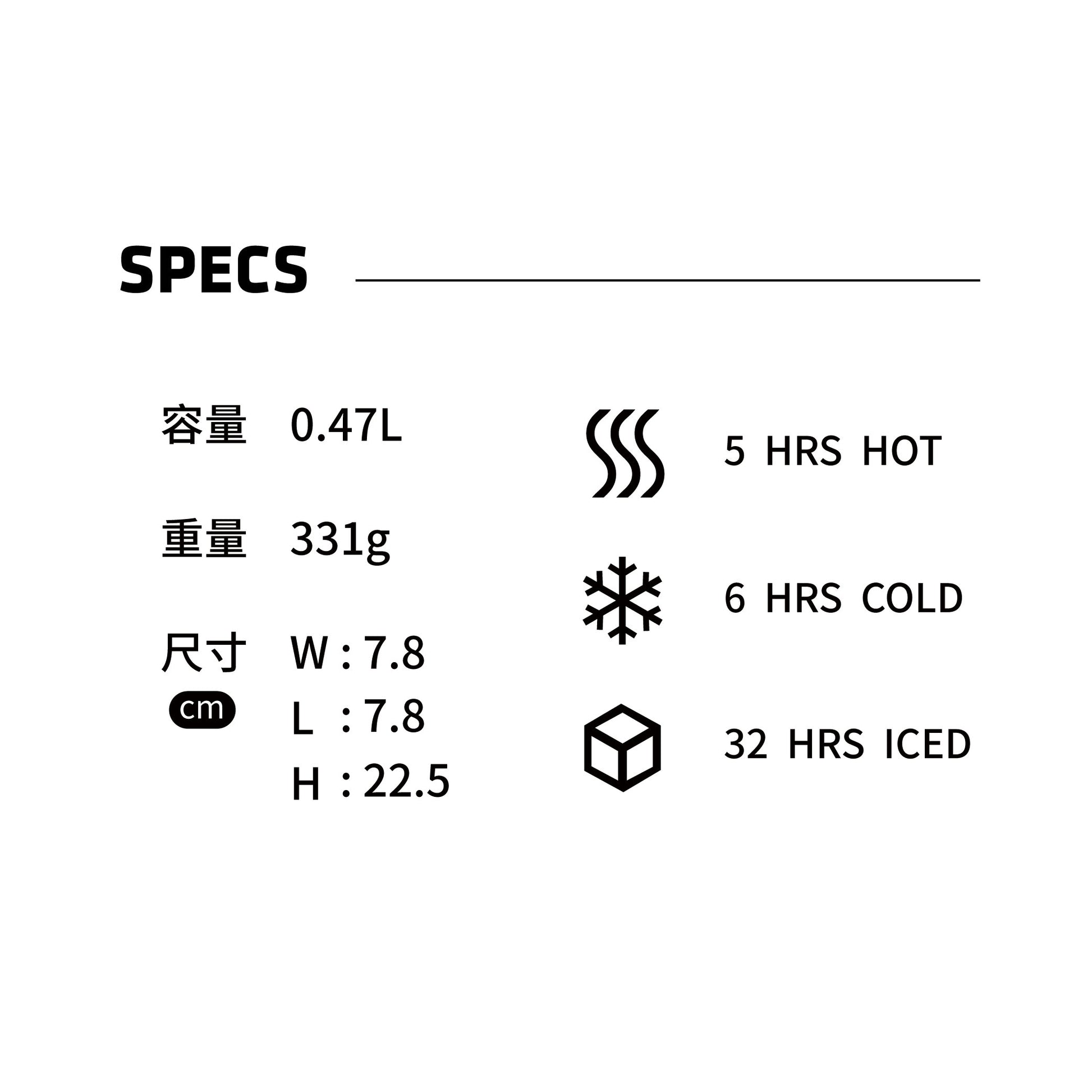 CAFÉ-TO-GO 真空馬克杯 | 0.35L | 蜜桃織紋