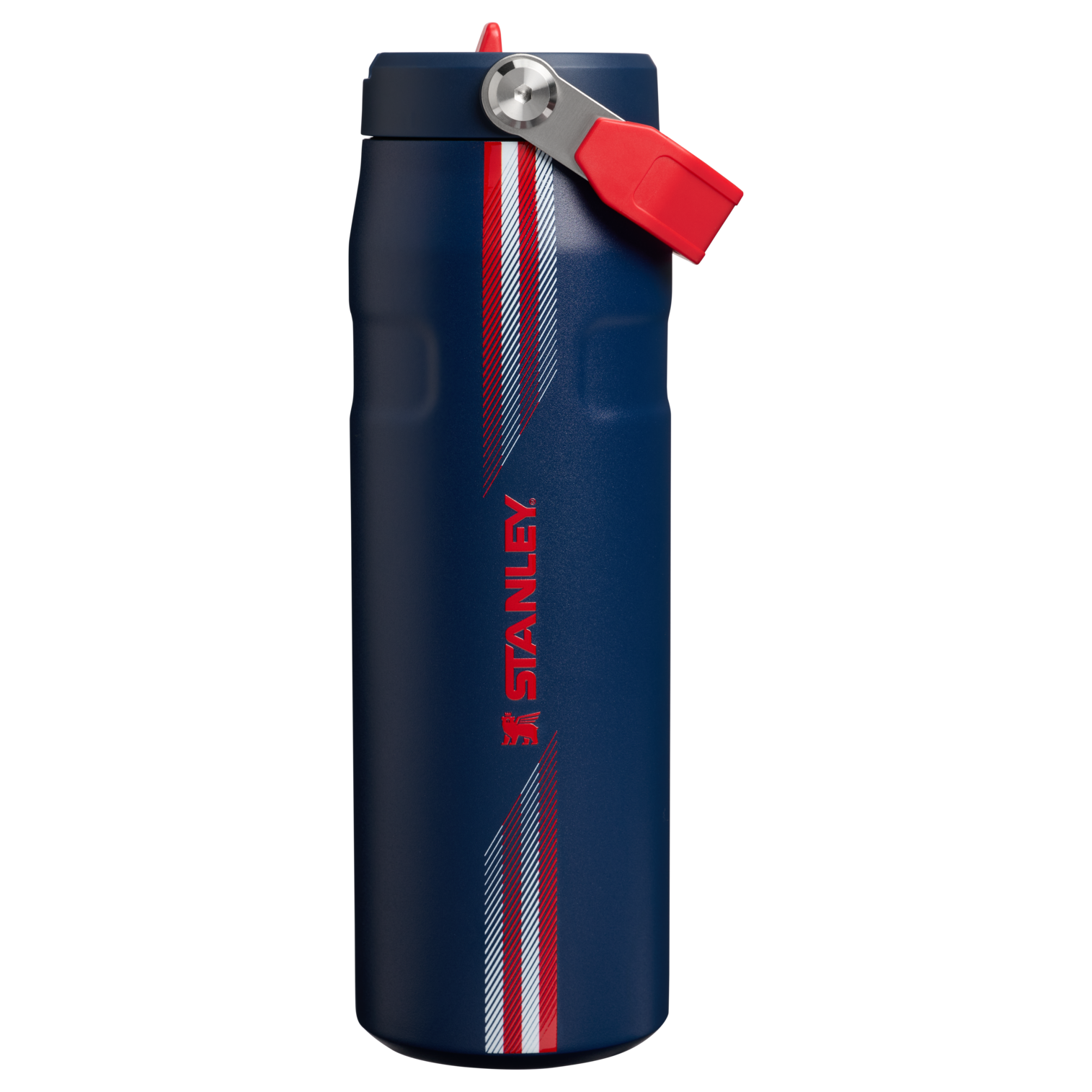 Stanley 1913 IceFlow™ Bottle Flip Straw 2.0 0.71L in Team Navy Red