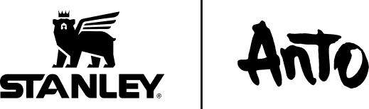 Stanley 1913 and Arlo brand logos side by side on white background