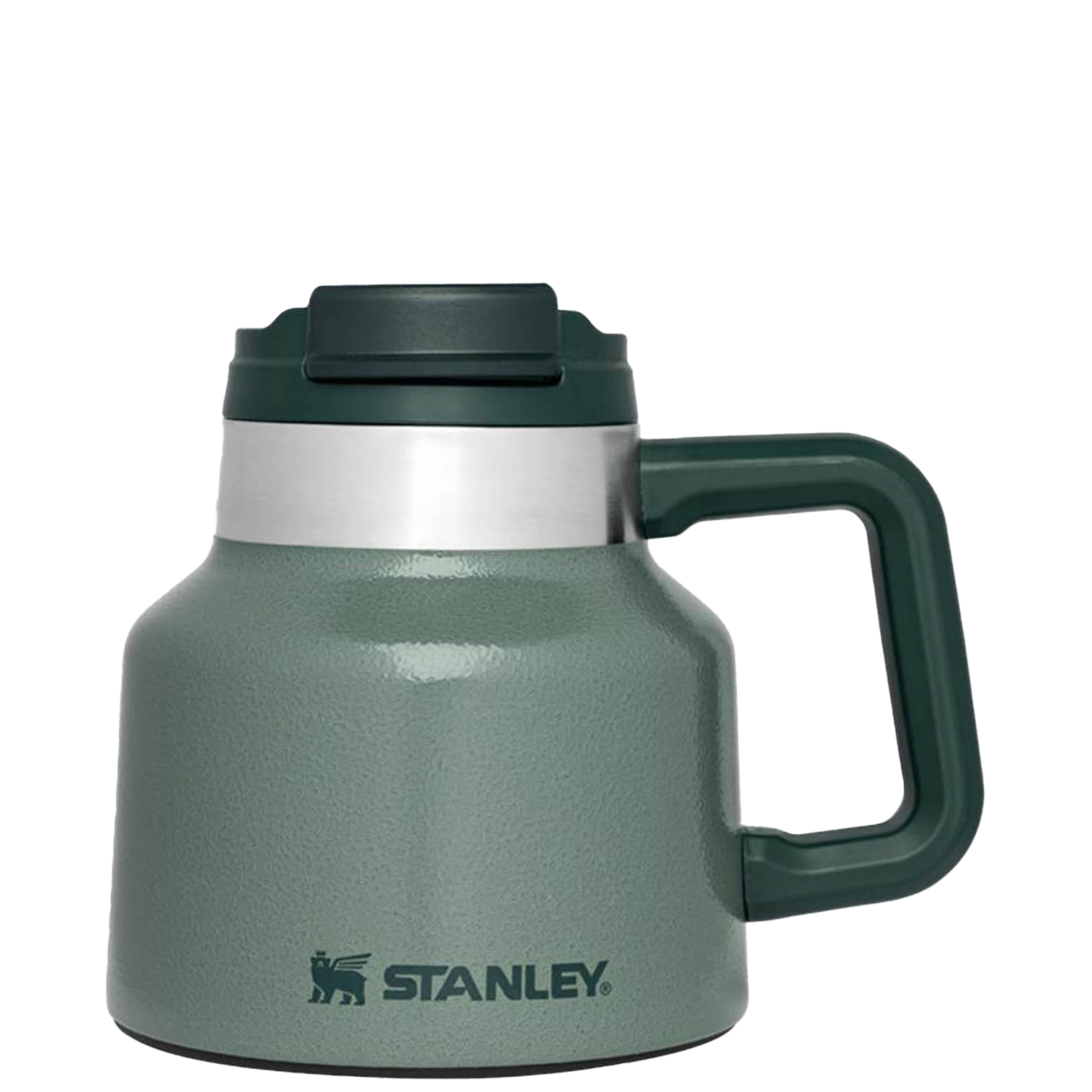 Stanley 1913 Adventure Tough-To-Tip Admiral's Mug 20 OZ in Hammertone Green