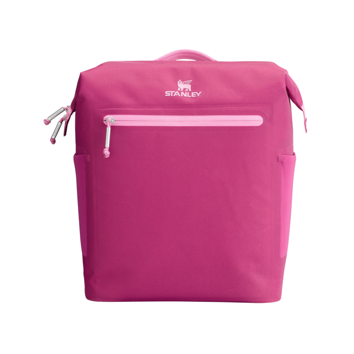 Stanley 1913 The All Day Madeleine Midi Cooler Backpack 20 Can 14.8 QT 14.0 L in Fuchsia