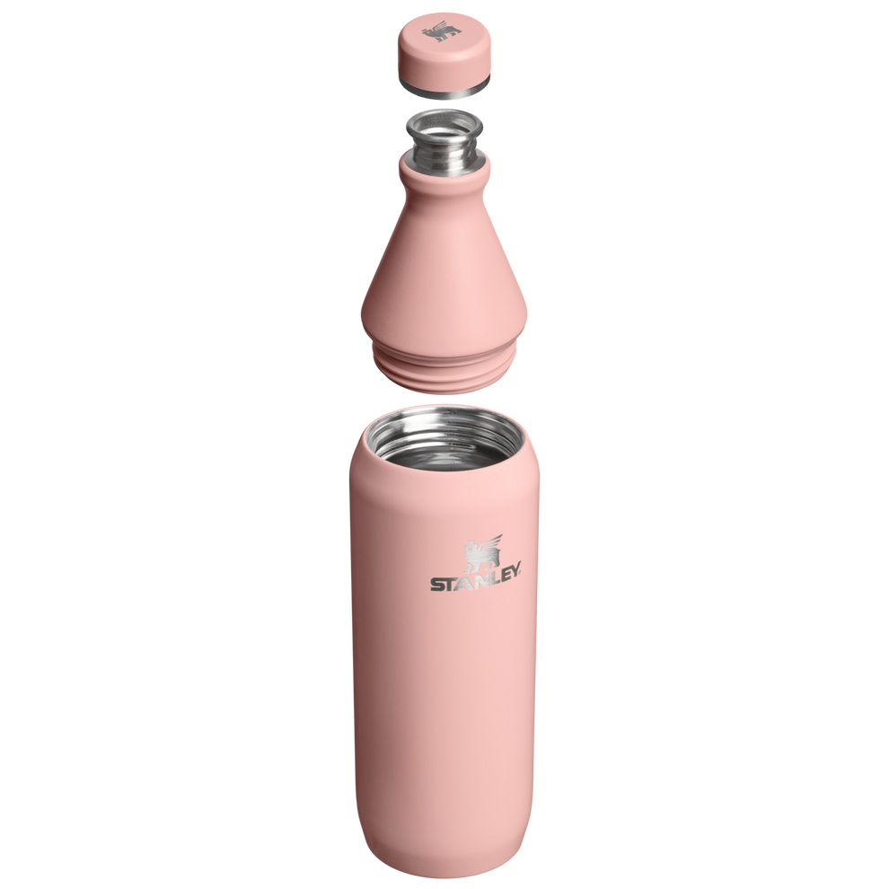 Stanley 1913 All Day Slim Bottle 20 OZ in Peach Rose Gloss