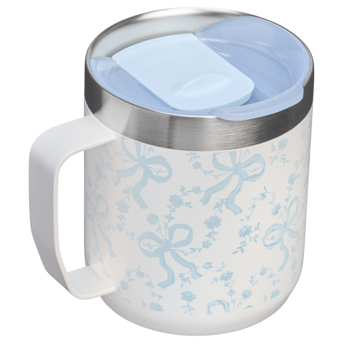 Stanley 1913 Stanley 1913 x LoveShackFancy Holiday The Everyday Cocoa Set in Coquette Bow Winter Ice | View 6