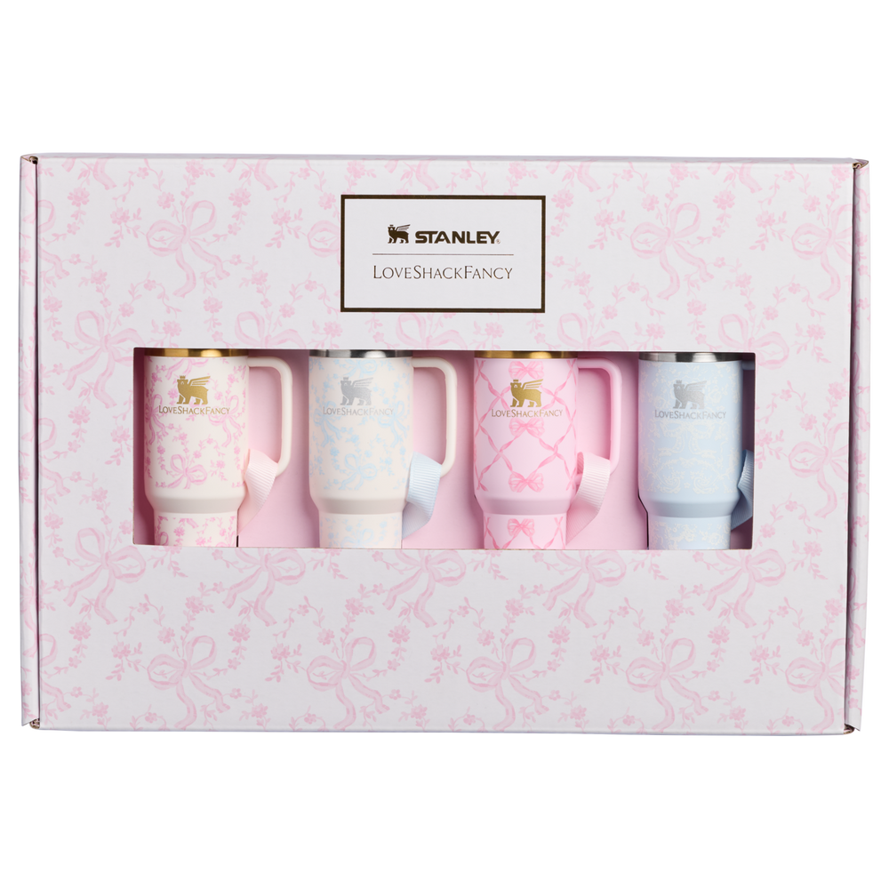 Stanley 1913 Stanley 1913 x LoveShackFancy Holiday Quencher ProTour Ornament Set in Multi Color Pk | View 1