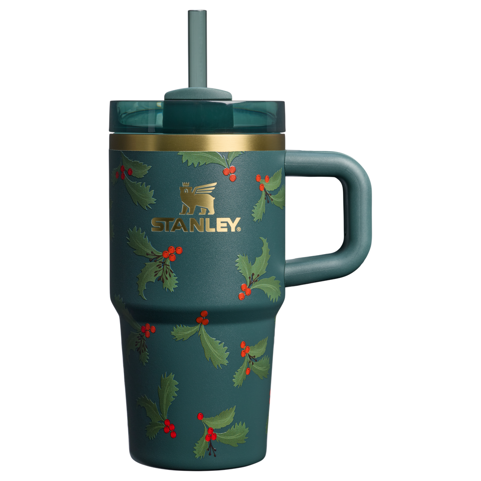 Stanley 1913 The Cheers & Cheer Quencher H2.O FlowState™ Tumbler 20 OZ in Holiday Botanical