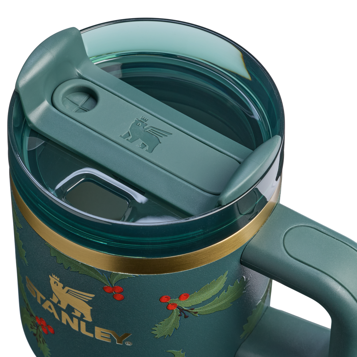 Stanley 1913 The Cheers & Cheer Quencher H2.O FlowState™ Tumbler 20 OZ in Holiday Botanical