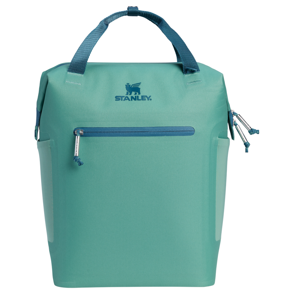 Stanley 1913 The All Day Madeleine Mini Cooler Backpack 20 Can 14 QT 13.2 L in Spring Green