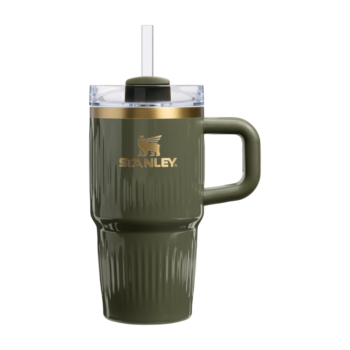 Stanley 1913 The Quencher® H2.0 Fluted Tumbler with Handle 20 OZ in Cypress Gloss
