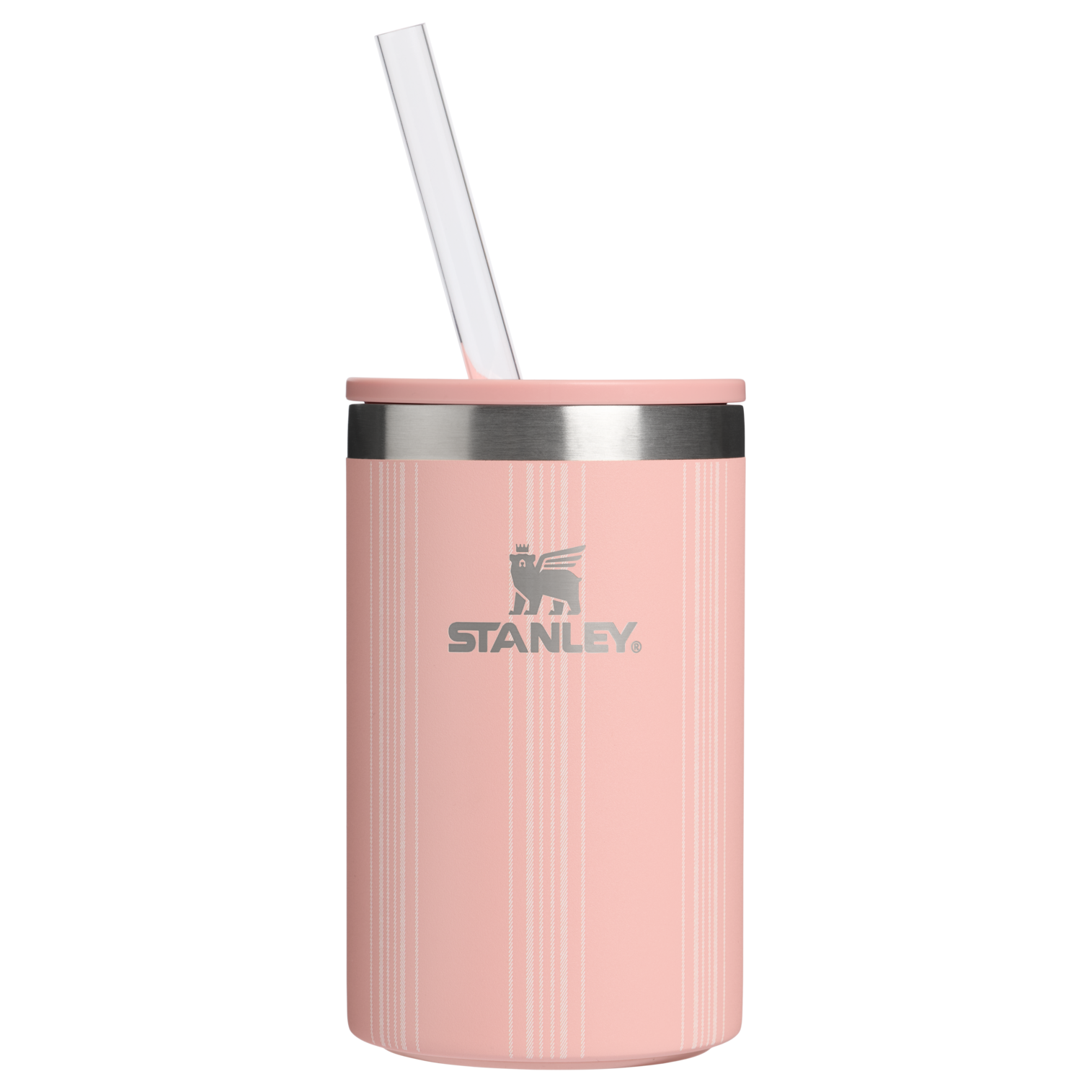 Stanley 1913 The Everyday Can Cooler Cup 10 OZ in Peach Rose Picnic Stripe