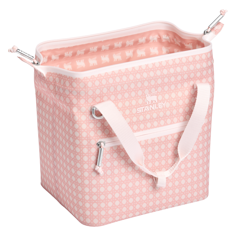 Stanley 1913 The All Day Julienne Mini Cooler 7.4 QT in Rose Quartz Rattan