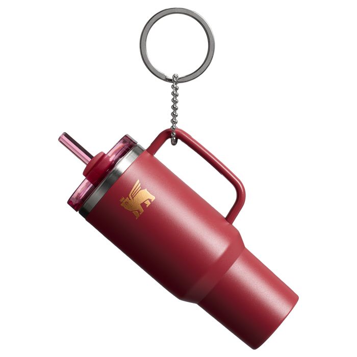 Stanley 1913 The Quencher H2.0 Tumbler Keychain in Pomegranate