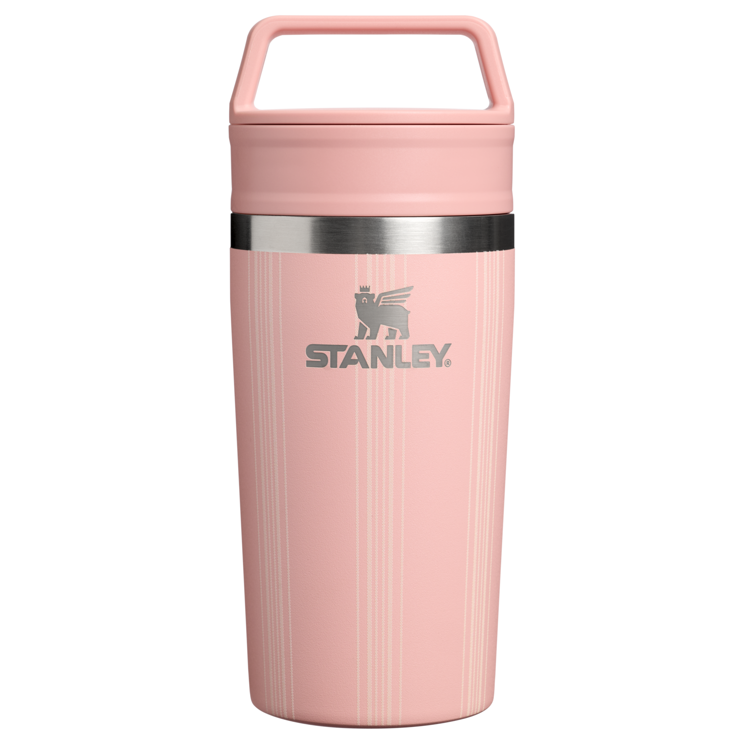 Stanley 1913 The Café-To-Go Travel Mug 12 OZ in Peach Rose Picnic Stripe