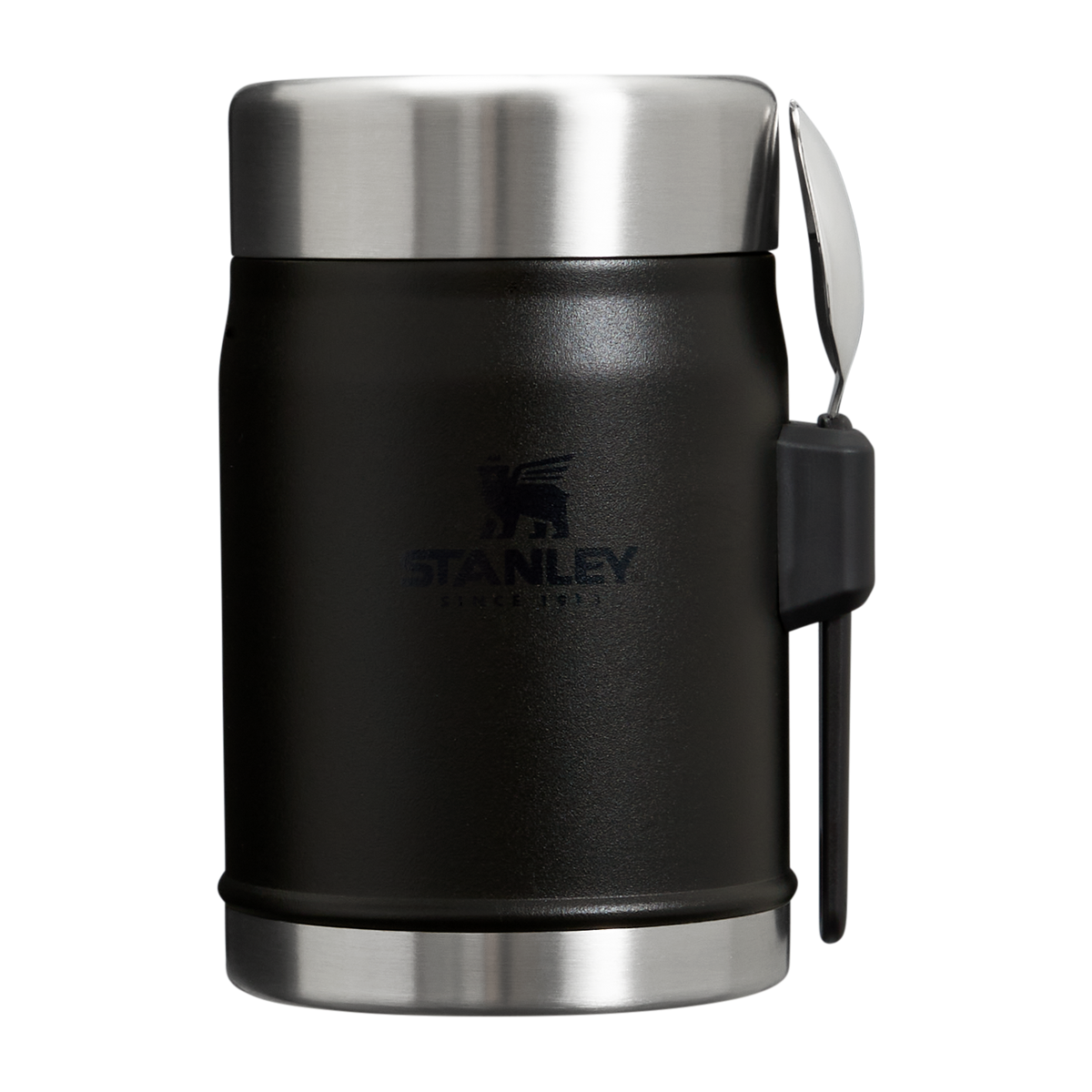 Stanley 1913 Classic Legendary Food Jar + Spork 14 OZ in Black 2.0