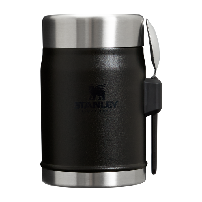 Stanley 1913 Classic Legendary Food Jar + Spork 14 OZ in Black 2.0