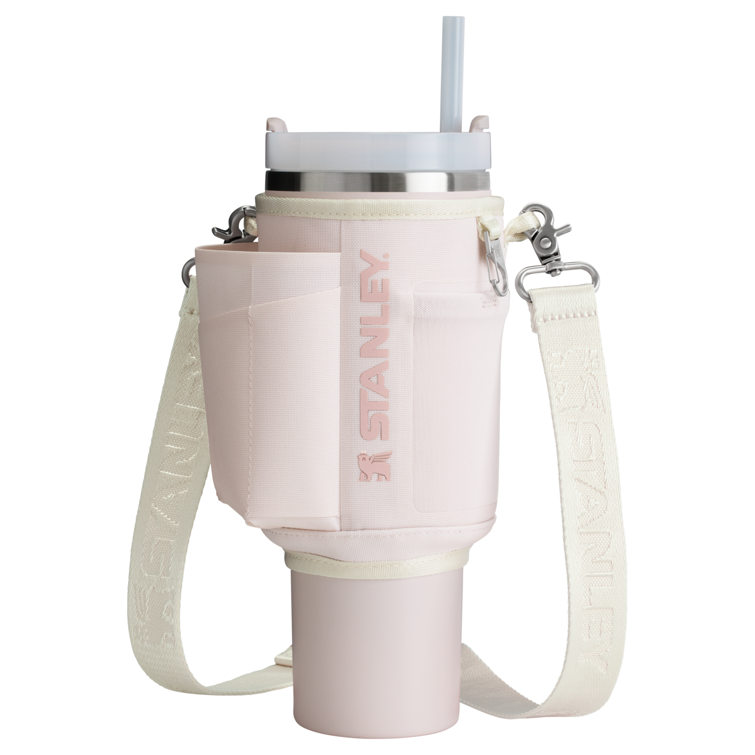 Stanley 1913 The All Day 40 OZ Quencher Carry-All in Rose Quartz