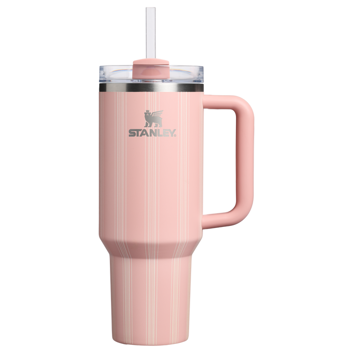 Stanley 1913 The Quencher H2.0 Flowstate™ Tumbler 40 OZ in Peach Rose Picnic Stripe