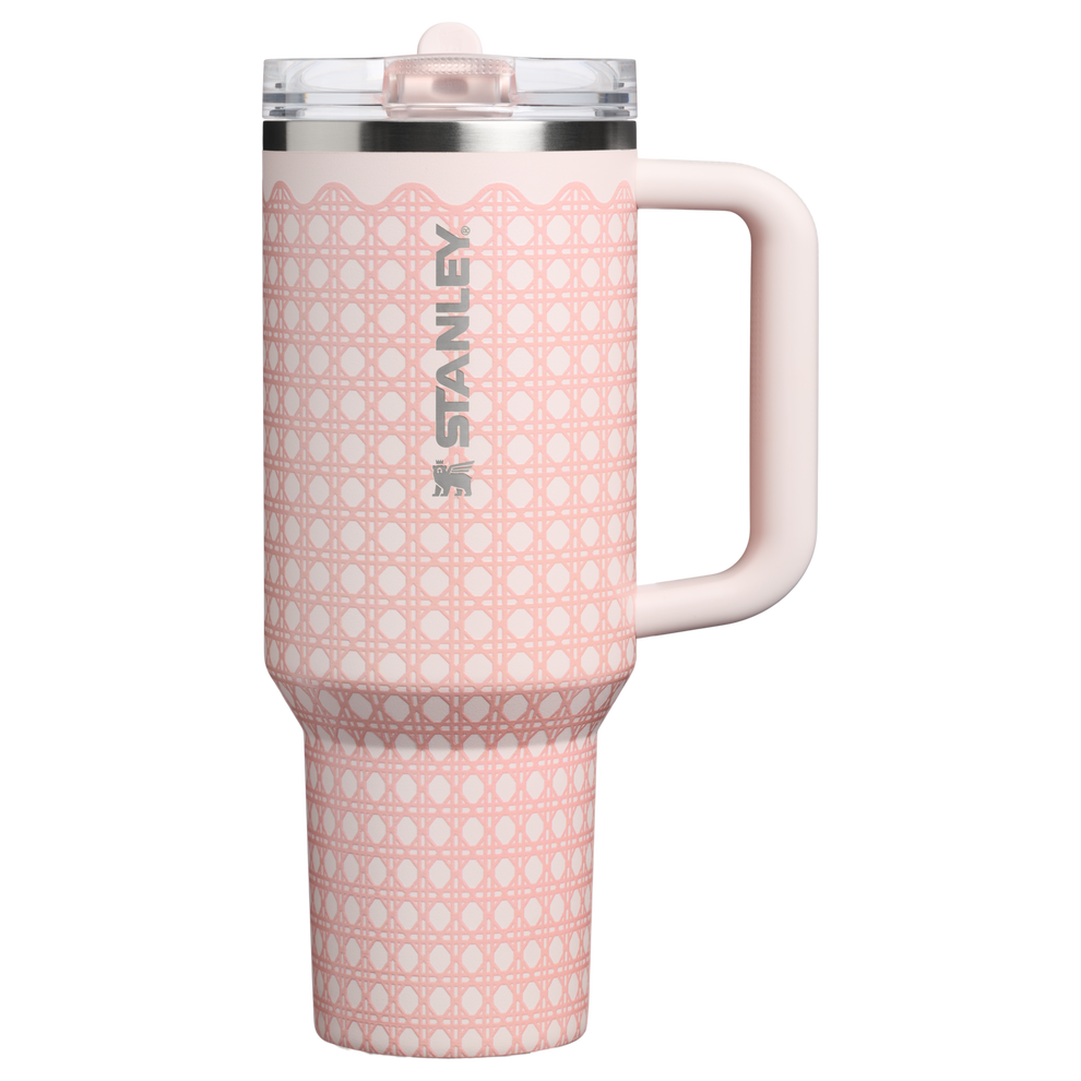Stanley 1913 The Quencher® ProTour Flip Straw Tumbler 40 OZ in Rose Quartz Rattan
