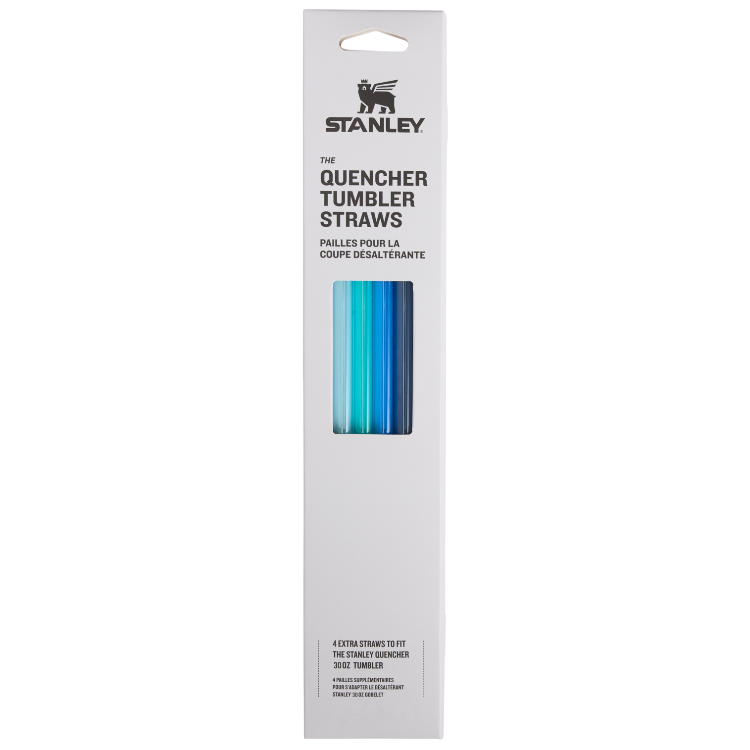 Stanley 1913 Adventure Quencher Travel Tumbler Straws 30 OZ 4-Pack in Blue