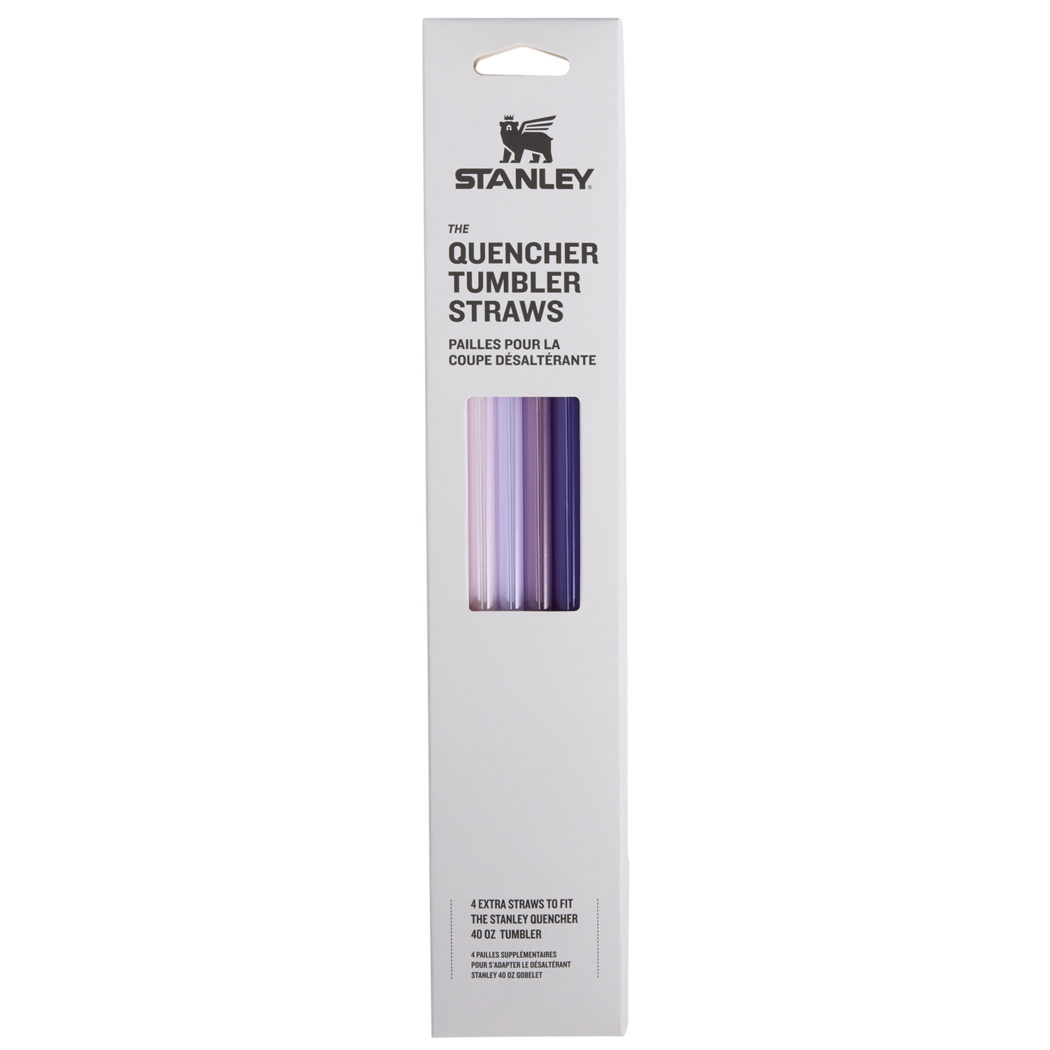 Stanley 1913 Adventure Quencher Travel Tumbler Straws 40 OZ 4-Pack in Purple | View 1