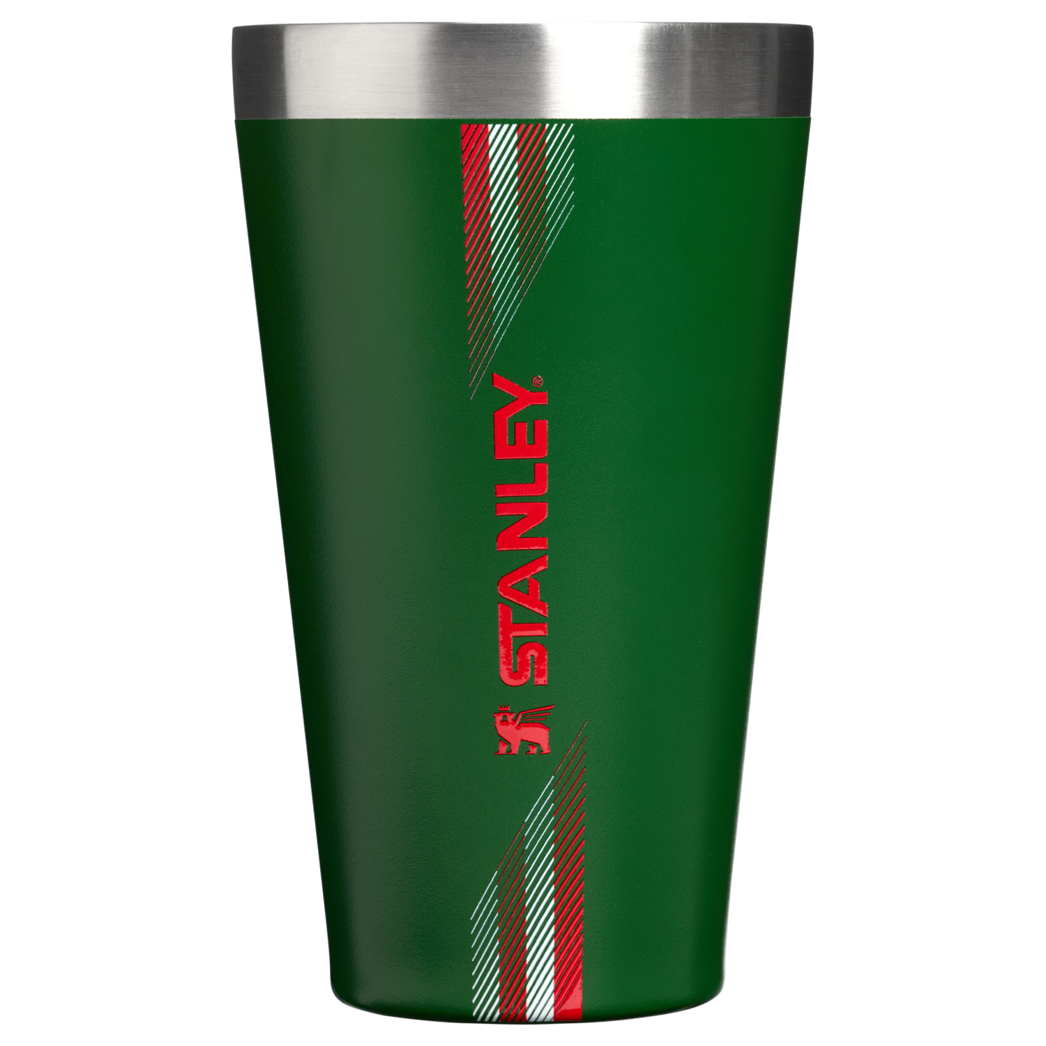 Stanley 1913 The Country Collection Stacking Pint 16 OZ in Team Dark Green Red | View 1