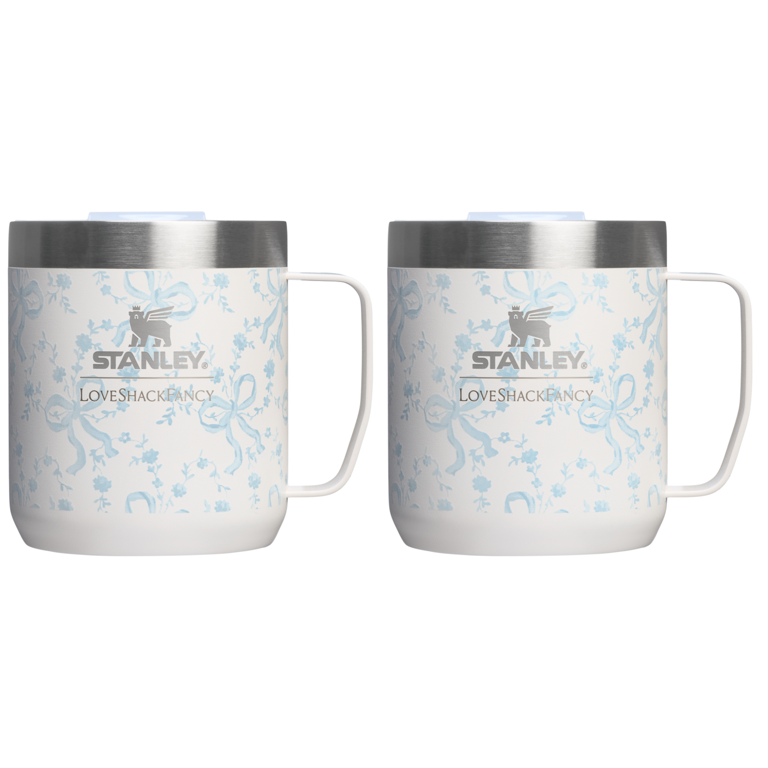 Stanley 1913 Stanley 1913 x LoveShackFancy Holiday The Everyday Cocoa Set in Coquette Bow Winter Ice | View 5